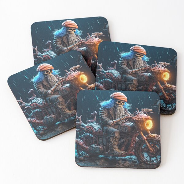 Item preview, Bad Ass Biker With On A Organic Bike designed and sold by Diego Re.