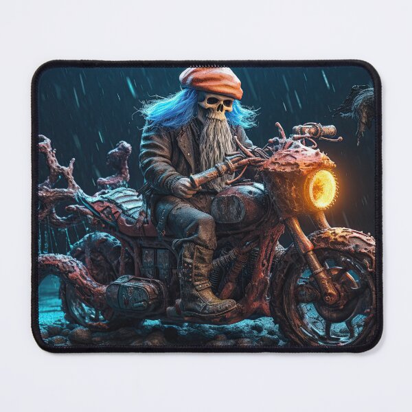 Item preview, Bad Ass Biker With On A Organic Bike designed and sold by Diego Re.