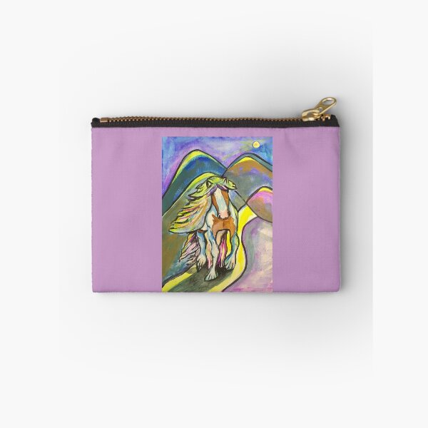 Item preview, Colorful Pony at night, gouache painting  designed and sold by altairaleon.