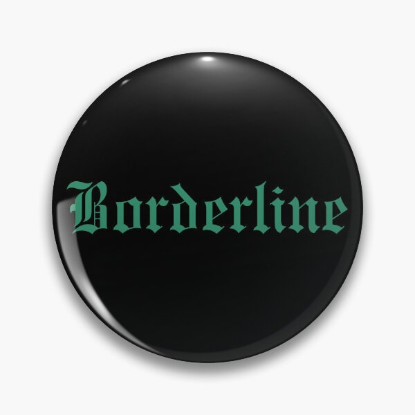 Item preview, Borderline Dark Mint Gothic Text designed and sold by Ninjakandy.