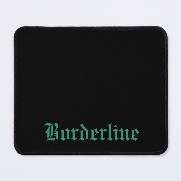 Item preview, Borderline Dark Mint Gothic Text designed and sold by Ninjakandy.
