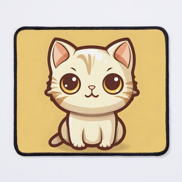 Item preview, Adorable Cat with Yellow-Orange Eyes: Feline Tenderness in an Enchanting World designed and sold by Neuronexia.