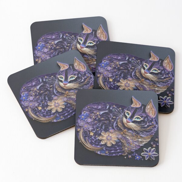 Item preview, Siamese cat art designed and sold by aiphotosart.
