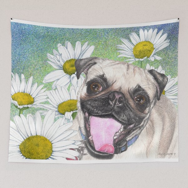 Item preview, The Happy Pug designed and sold by WendyBerry.