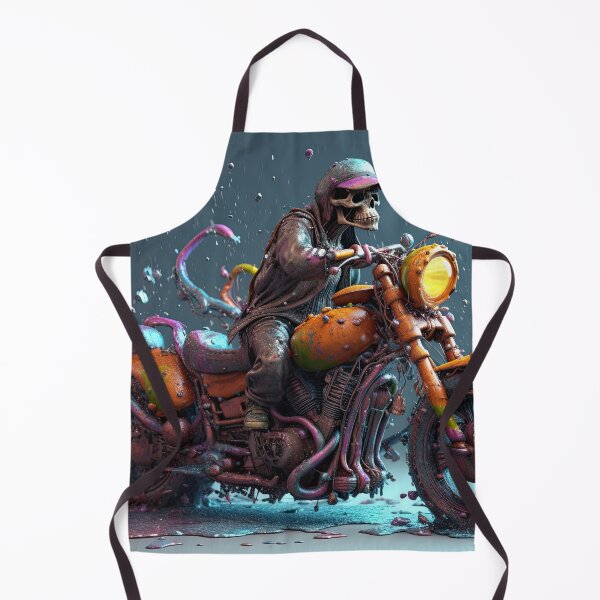Item preview, Bad Ass Biker On A Evaporating Paint Bike designed and sold by Diego Re.