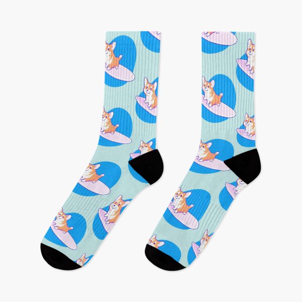 Item preview, Corgi surfing designed and sold by MARA Fashion.