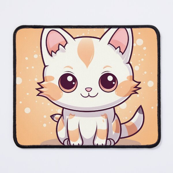 Item preview, White and Orange Cat: Sweetness and Feline Energy in a Captivating Design designed and sold by Neuronexia.