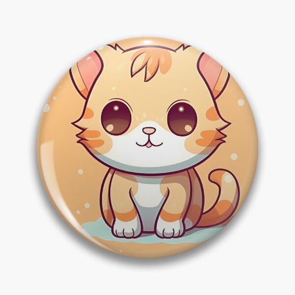 Item preview, Orange, White, and Brown Lock Cat: Sweetness and Feline Style in a Captivating Design designed and sold by Neuronexia.