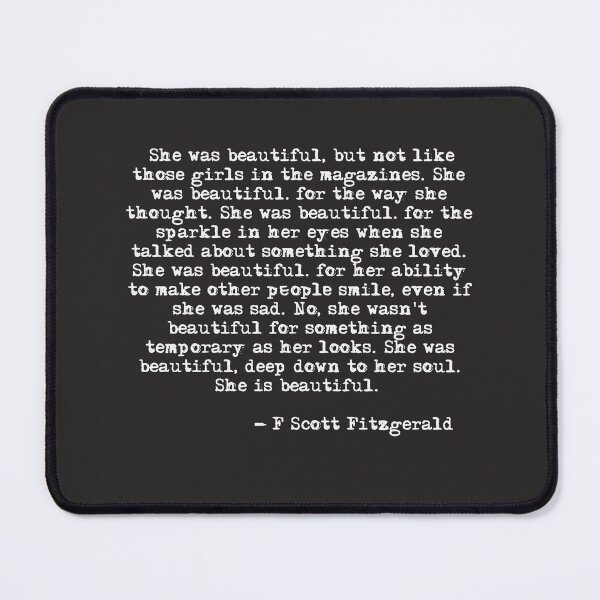 Item preview, She was Beautiful F Scott Fitzgerald designed and sold by taralonda5c.