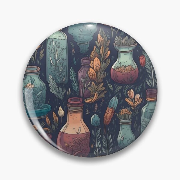 Item preview, Enchanted Apothecary: Potion Bottles, Herbs, and Flowers designed and sold by AlfredsJumper.