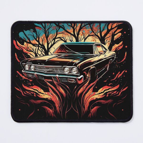 Item preview, Flaming Chevy Impala 1967 ~ Supernatural designed and sold by Swags.