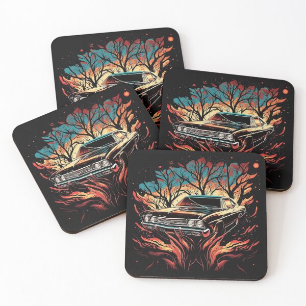 Item preview, Flaming Chevy Impala 1967 ~ Supernatural designed and sold by Swags.