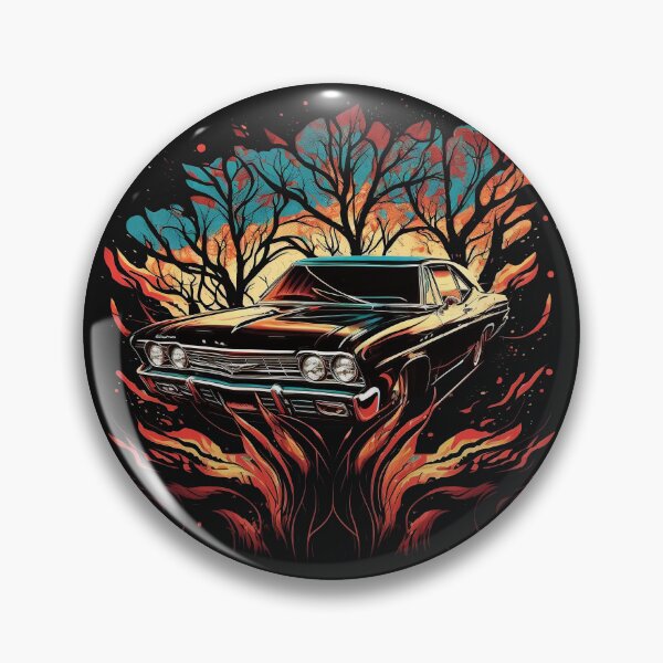 Item preview, Flaming Chevy Impala 1967 ~ Supernatural designed and sold by Swags.