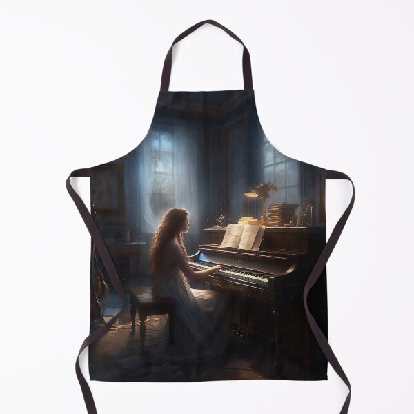 Item preview, Melodies of the Divine: The Harmonious Goddess and Her Silver-Clad Piano designed and sold by oanaunciuleanu.