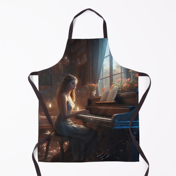 Item preview, Melodies of the Divine: The Harmonious Goddess and Her Silver-Clad Piano designed and sold by oanaunciuleanu.