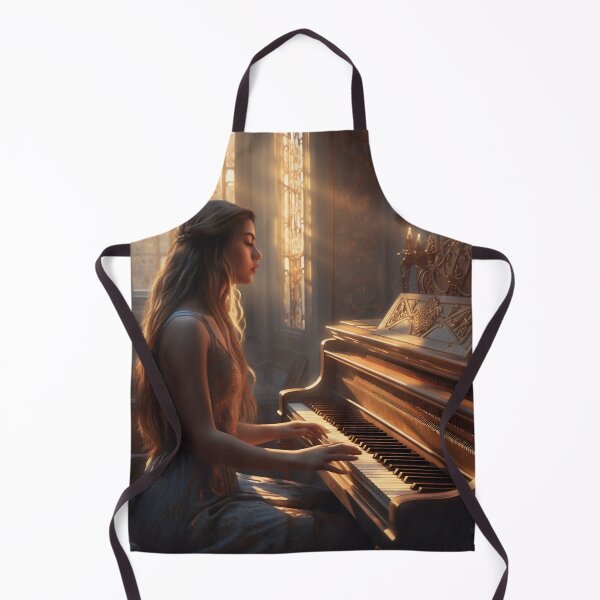 Item preview, Melodies of the Divine: The Harmonious Goddess and Her Silver-Clad Piano designed and sold by oanaunciuleanu.