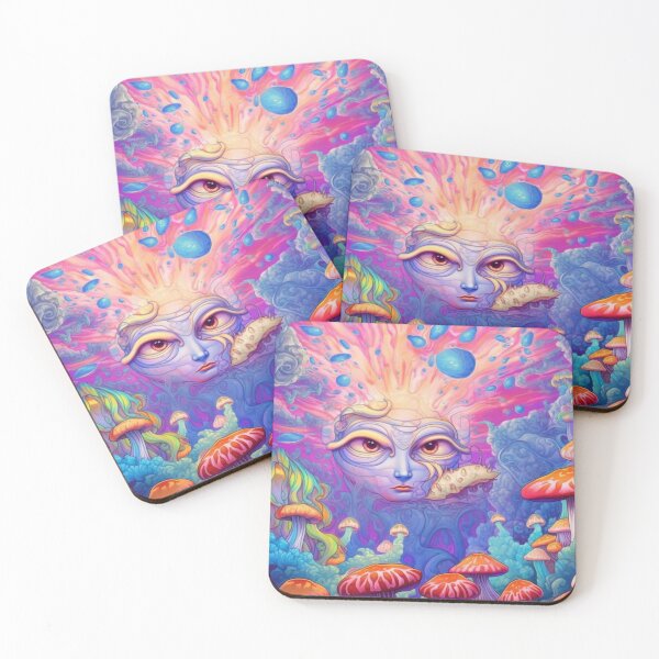 Aperçu de l'œuvre Champignons dmt sous-marins créée et vendue par DesignerDrop.