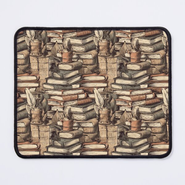 Item preview, Literary Symphony: Stacked Books, Quills, and Ink Pots designed and sold by AlfredsJumper.