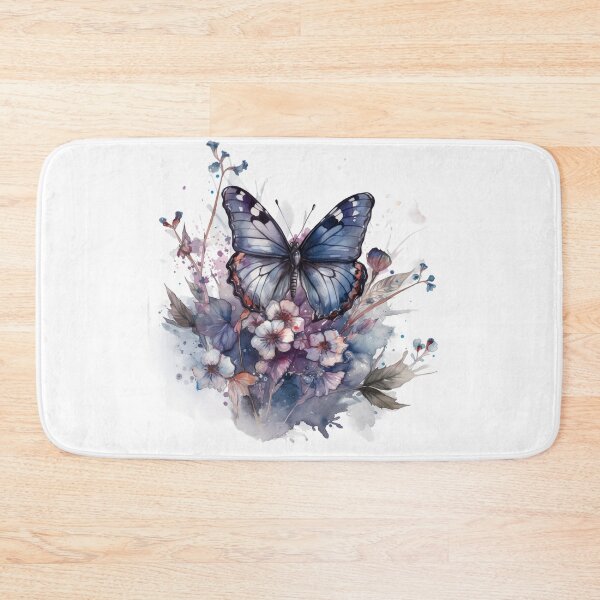 Item preview, Butterfly Tattoos With Watercolor Flowers Ver.7 designed and sold by MONDOPLY.