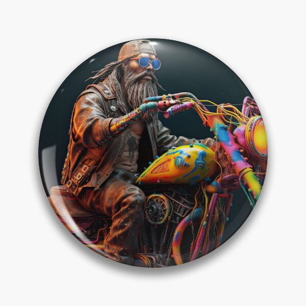 Item preview, Colorful Bad Ass Biker designed and sold by Diego Re.
