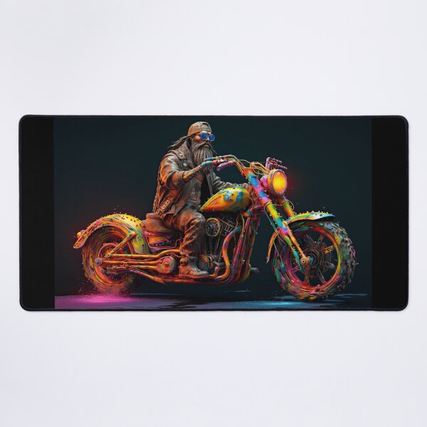Item preview, Colorful Bad Ass Biker designed and sold by Diego Re.