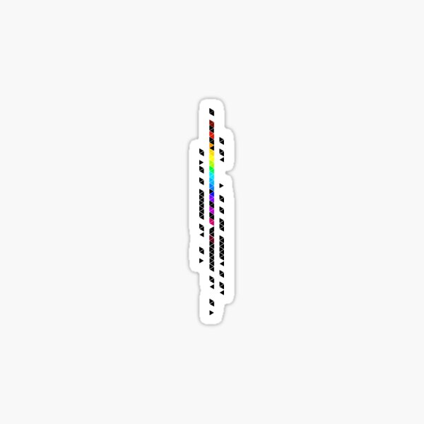 Rainbow Triangles Sticker