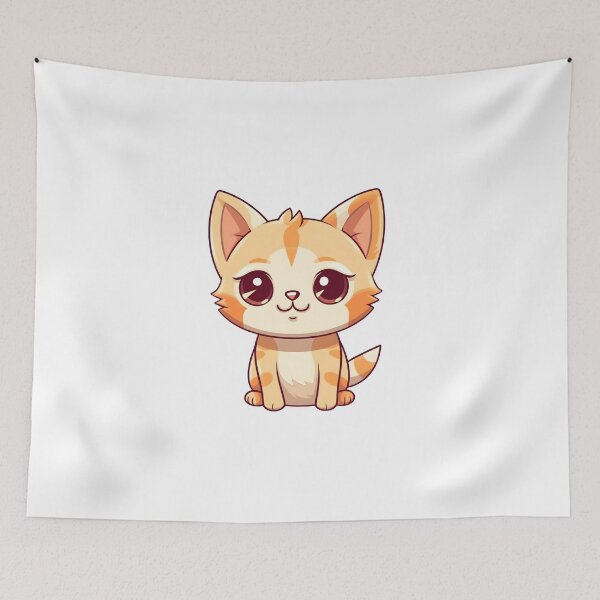 Item preview, Adorable Cat with Love-Filled Eyes: Sweetness and Affection in an Enchanting Design designed and sold by Neuronexia.