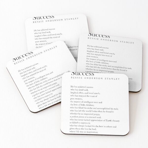 Item preview, Success - Bessie Anderson Stanley Poem - Literature - Typography Print 2 designed and sold by Studio Grafiikka.