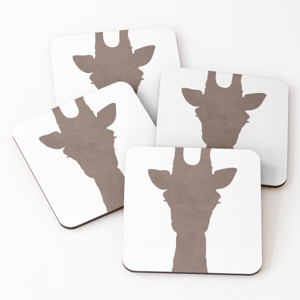 Artikelvorschau, Minimale Giraffensilhouette - Skandinavisches Kinderzimmerdekor - Tierfreunde - Für Kinderzimmer - Braun entworfen und verkauft von Studio Grafiikka.