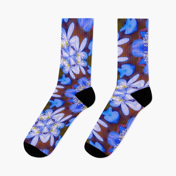 Item preview, Blue Hepatica Pattern designed and sold by Patternflower.