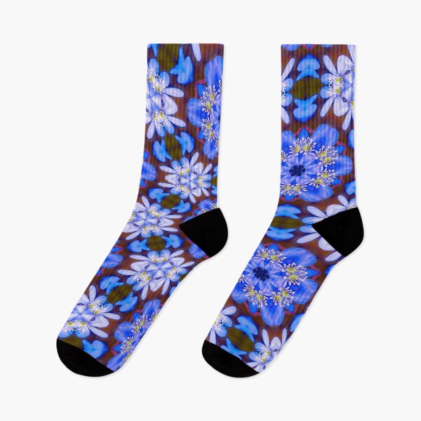 Item preview, Blue Hepatica Pattern designed and sold by Patternflower.