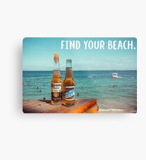Find Your Beach Metal Print