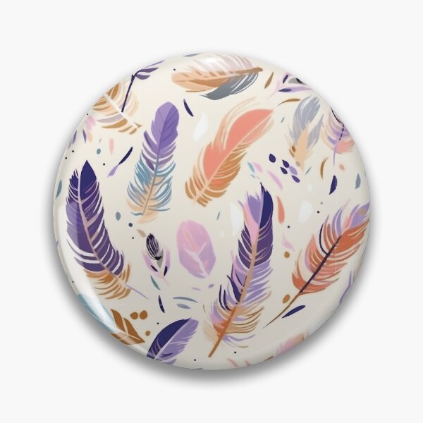 Item preview, Pretty Pastel Boho Feathers Bohemian Trend Design Bohemian Feather designed and sold by EmilyFNM3D.