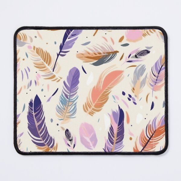 Item preview, Pretty Pastel Boho Feathers Bohemian Trend Design Bohemian Feather designed and sold by EmilyFNM3D.