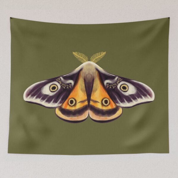 Item preview, Beautiful Moth Insect Art Goblincore designed and sold by Boriana Giormova.