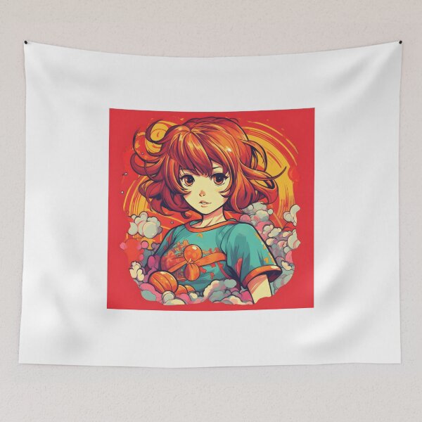 Item preview, Manga Girl in a Chinese Setting: Elegance and Mystery in a Captivating Design designed and sold by Neuronexia.