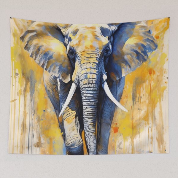 Item preview, Gentle Journey Yellow Horizon designed and sold by Paintings By Simon .