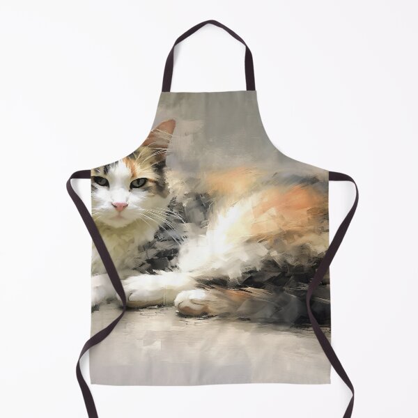 Item preview, Tabby Tranquility Floor Repose designed and sold by Paintings By Simon .