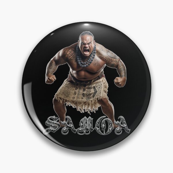 Artikelvorschau,  Ein Samoaner, bereit für den Kampf! entworfen und verkauft von MrBuzzsaw.