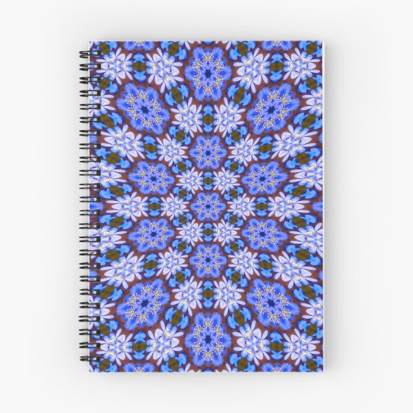 Item preview, Blue Hepatica Pattern designed and sold by Patternflower.