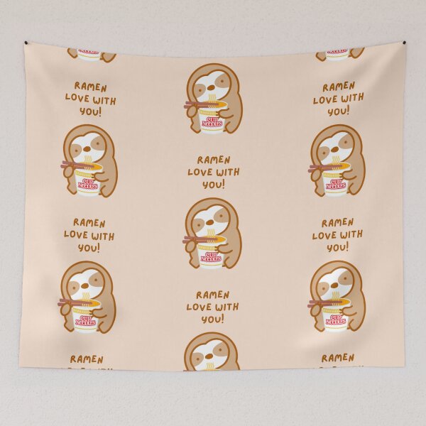 Item preview, I’m in Love with You Ramen Sloth designed and sold by theslothinme.