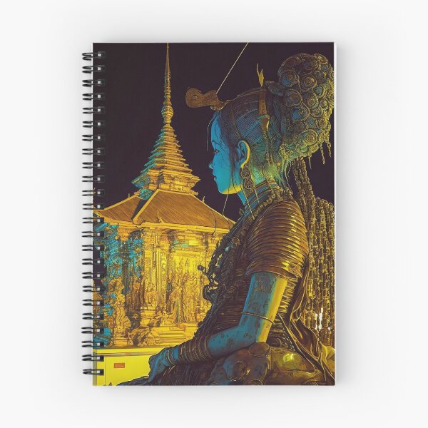 Item preview, Cyberpunk Temple designed and sold by taoistviking.