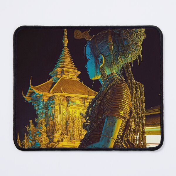 Item preview, Cyberpunk Temple designed and sold by taoistviking.