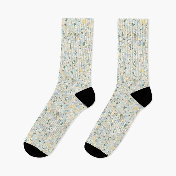 Aperçu de l'œuvre Motif Terrazzo de couleur pastel, minimaliste et sans couture, généré par l'IA créée et vendue par drawerwalker.