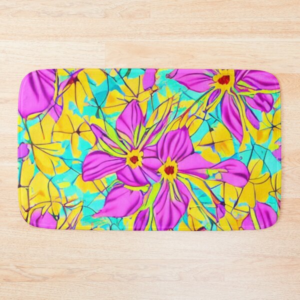Item preview, Abstract Purple and Yellow Floral designed and sold by calibrit.