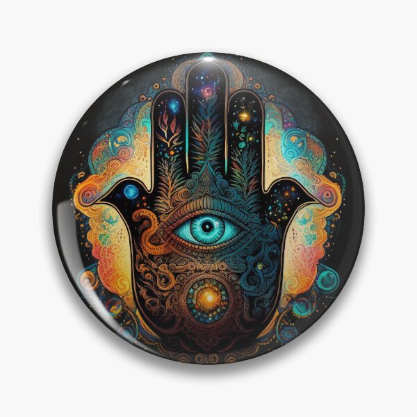 Item preview, Trippy Hamsa designed and sold by taoistviking.