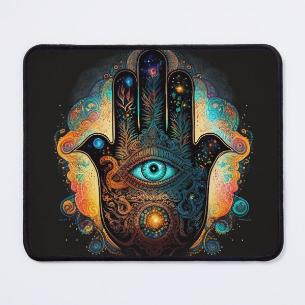 Item preview, Trippy Hamsa designed and sold by taoistviking.