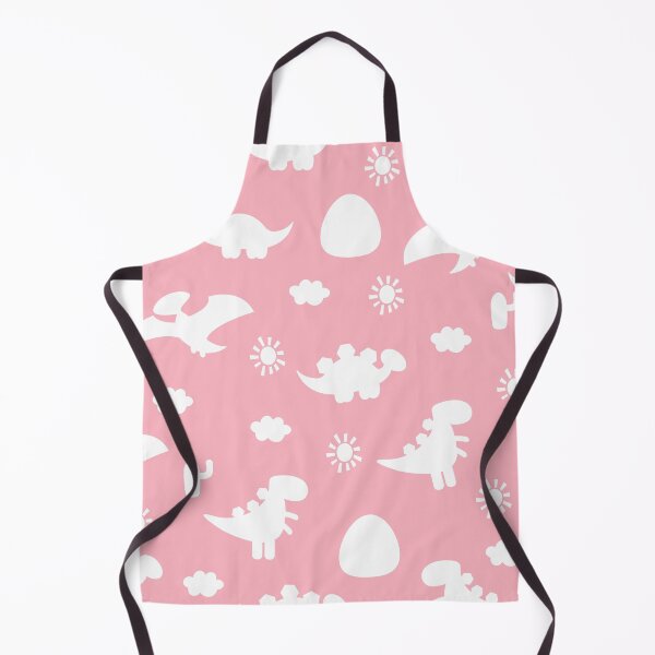 Item preview, Dinosaur Dinos cartoon silhouette Coral and White designed and sold by Ladies-Boutique.