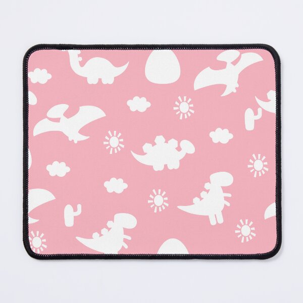 Item preview, Dinosaur Dinos cartoon silhouette Coral and White designed and sold by Ladies-Boutique.