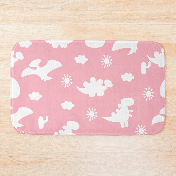 Item preview, Dinosaur Dinos cartoon silhouette Coral and White designed and sold by Ladies-Boutique.